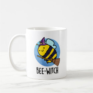 Taza De Café Bee-witch Funny Bee Pun
