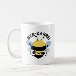 Taza De Café Bee-zarre Funny Bizarre Bee Pun