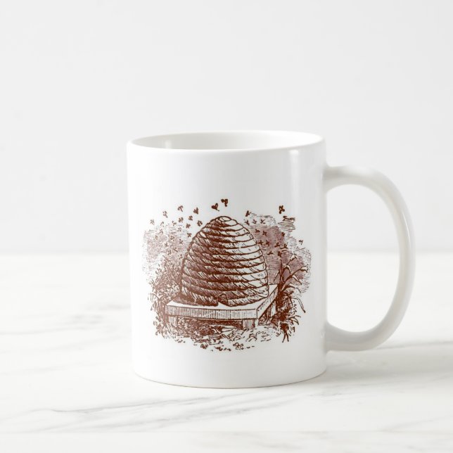 Taza De Café Beehive vintage (Derecha)
