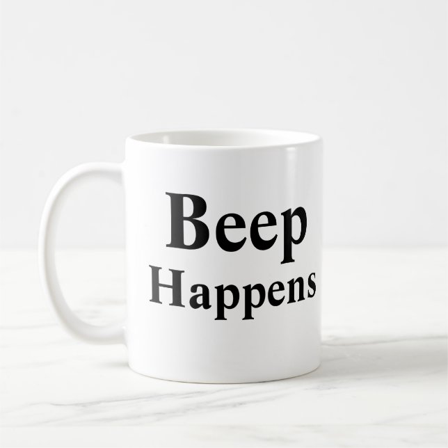 Taza De Café Beep Happens (Izquierda)