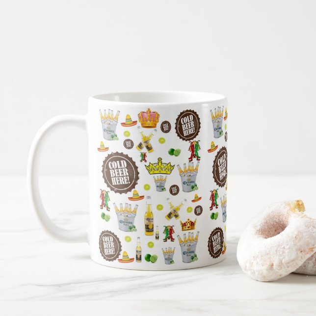 Taza De Café Beer Mug (Con donut)