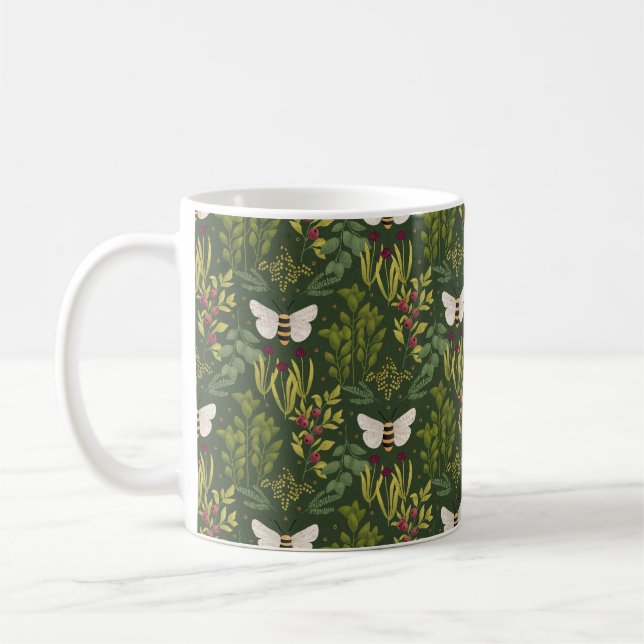 Taza De Café Bees and Foliage Mug (Izquierda)