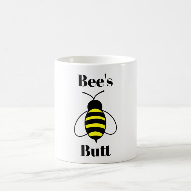 Taza De Café Bee's Butt Coffee Mug (Centro)
