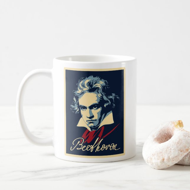 Taza De Café Beethoven (Con donut)