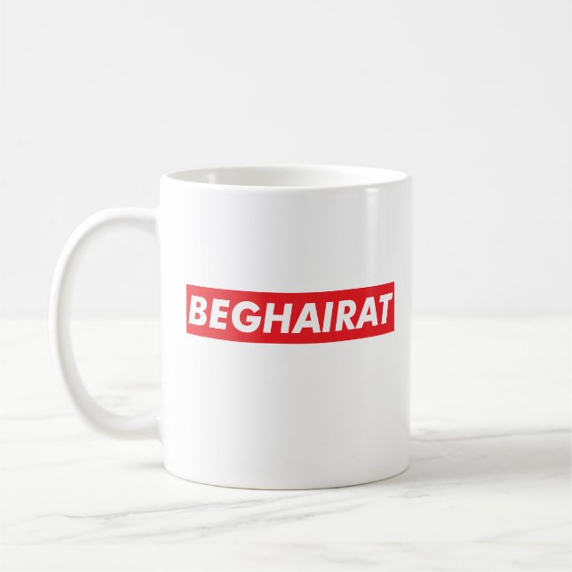 Taza De Café Beghairat Funny (Izquierda)