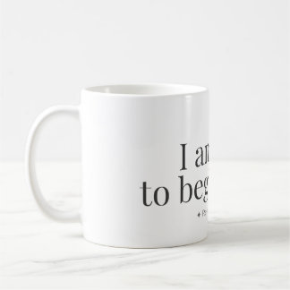 Taza De Café Begin Again Affirmation Mug