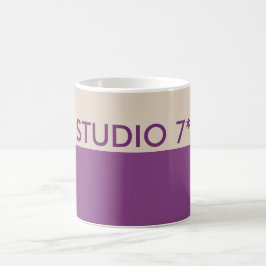 Taza De Café Beige morado - Serie natural
