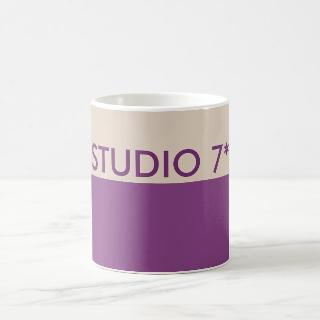Taza De Café Beige morado - Serie natural (Centro)