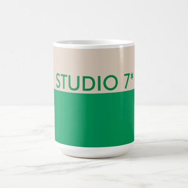 Taza De Café Beige verde - Serie natural (Centro)