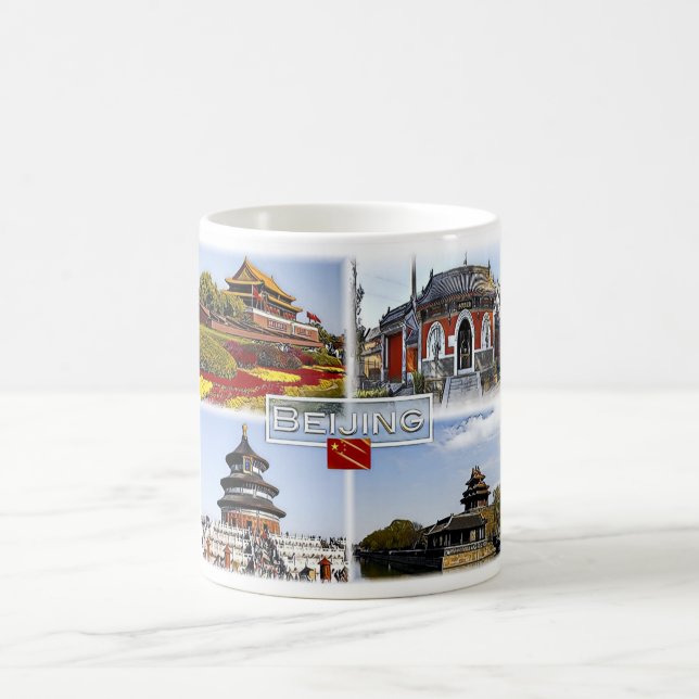 Taza De Café Beijing - China - Mosaico - (Centro)