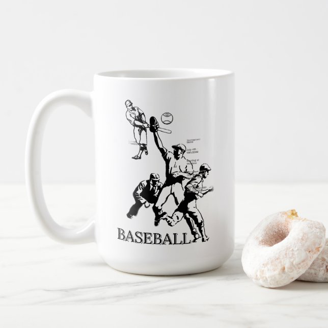 TAZA DE CAFÉ BÉISBOL (Con donut)