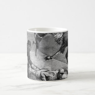Taza De Café Béisbol antiguo de Thure De Thulstrup, 1885