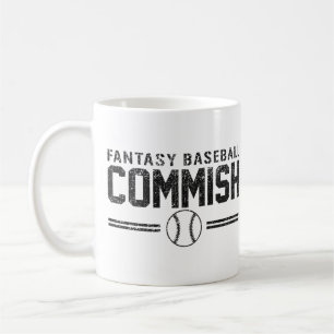 Taza De Café Béisbol Commish de la fantasía