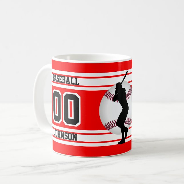 Taza De Café Béisbol - Crea tu propio (Anverso izquierdo)