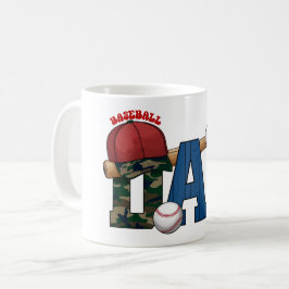 Taza De Café Béisbol Dad Mug - Regalo perfecto para los deporti