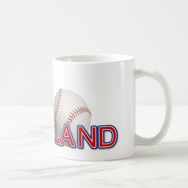 Taza De Café Béisbol de Cleveland (Derecha)