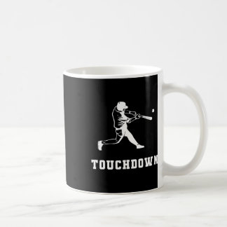 Taza De Café Béisbol de touchdown Humor divertido Béisbol de to
