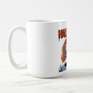 Taza De Café Béisbol festivo: Halloween se reúne con Navidades