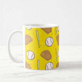Taza De Café Béisbol: guantes, bolas y batas