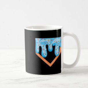 Taza De Café Béisbol Ice Cream Dripping Baseball Home Plate Dr.