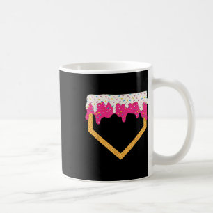 Taza De Café Béisbol Ice Cream Dripping Baseball Home Plate Dr.
