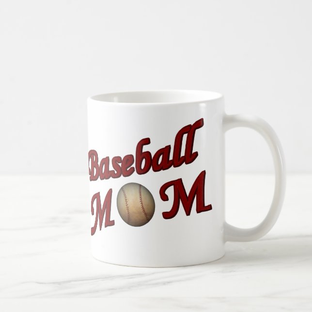 Taza De Café Béisbol Mom Cute (Derecha)