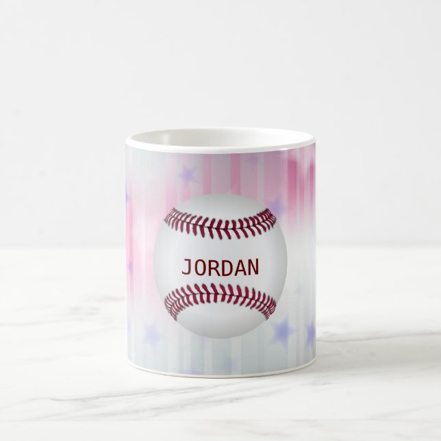 Taza De Café Béisbol monogramado (Centro)