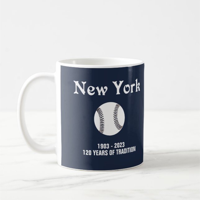 Taza De Café Béisbol NY - Retro 2023 (Izquierda)