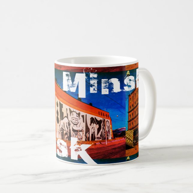 Taza De Café Belarús Б е л а р у с~ Minsk  htsnihtsnihtsnihtsni (Anverso derecho)