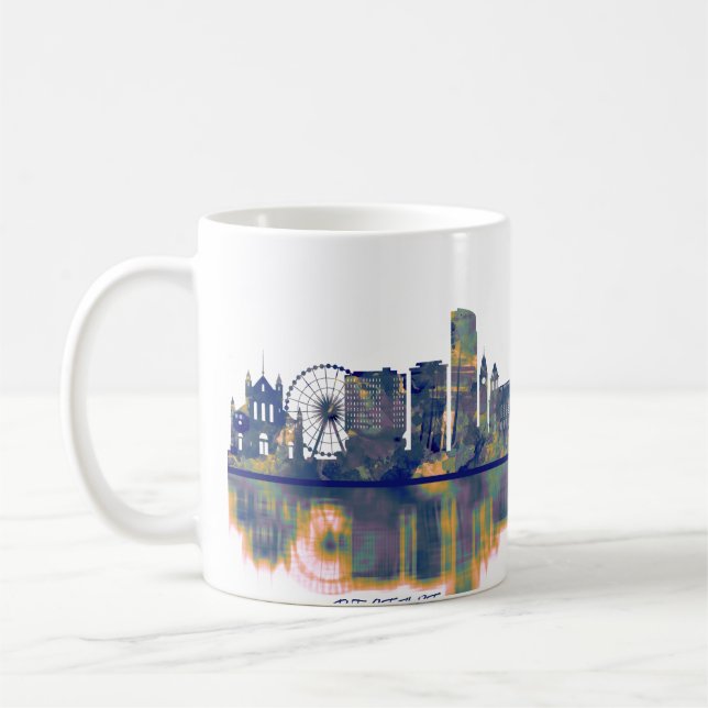 Taza De Café Belfast Skyline (Izquierda)