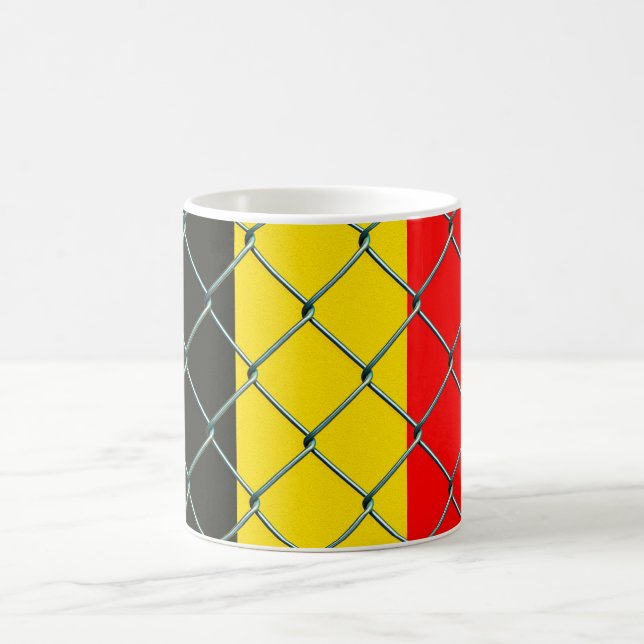 Taza De Café Belgium Flag Security  (Centro)