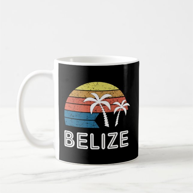 Taza De Café Belice para los turistas de Belice (Izquierda)