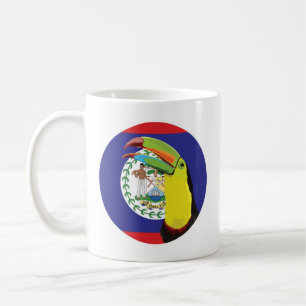 Taza De Café Belice Toucan Belizean National Animal Flag