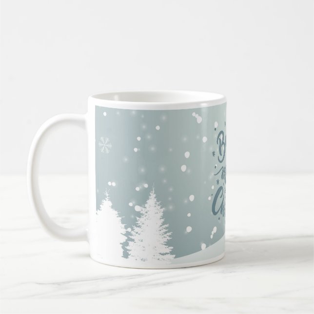 Taza De Café “Believe in the Magic of Christmas” mug (Izquierda)
