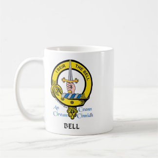 Taza De Café BELL Escudo de clan escocés Coffee Mug