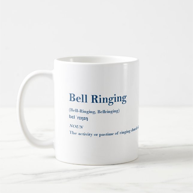 Taza De Café Bell Ringing Definition Mug (Izquierda)