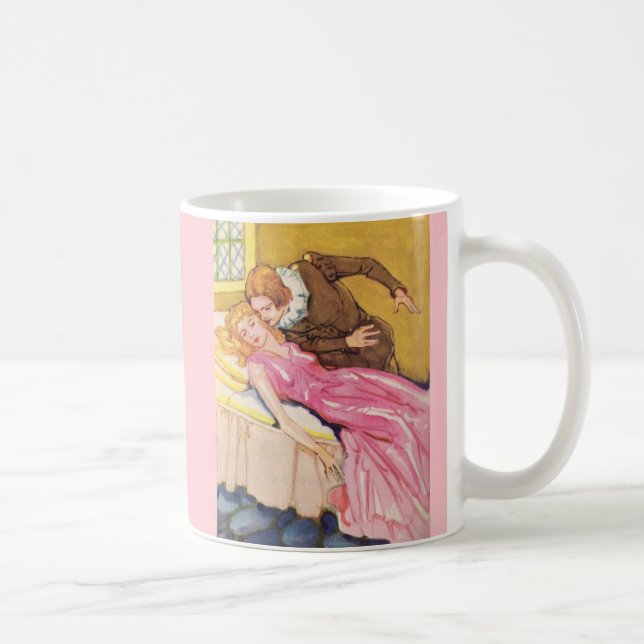 Taza De Café Bella durmiente que se besa de príncipe el (Derecha)