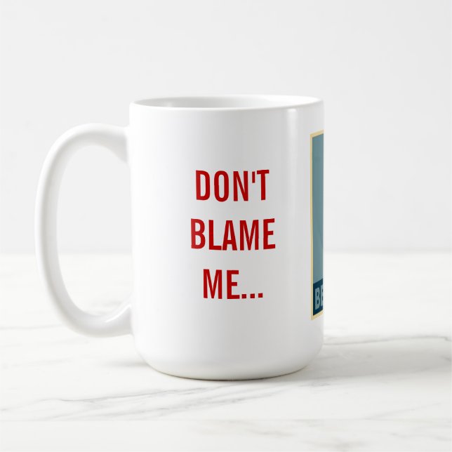 Taza De Café Bella para presidente Mug (Izquierda)