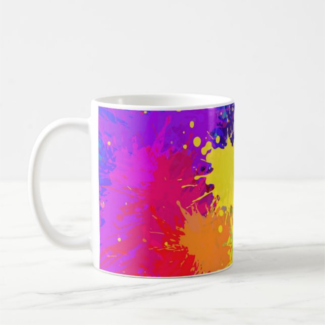 Taza De Café Bella pintura Splash Coffee Mug (Izquierda)