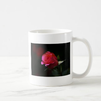 Taza De Café Bella Rosa Roja