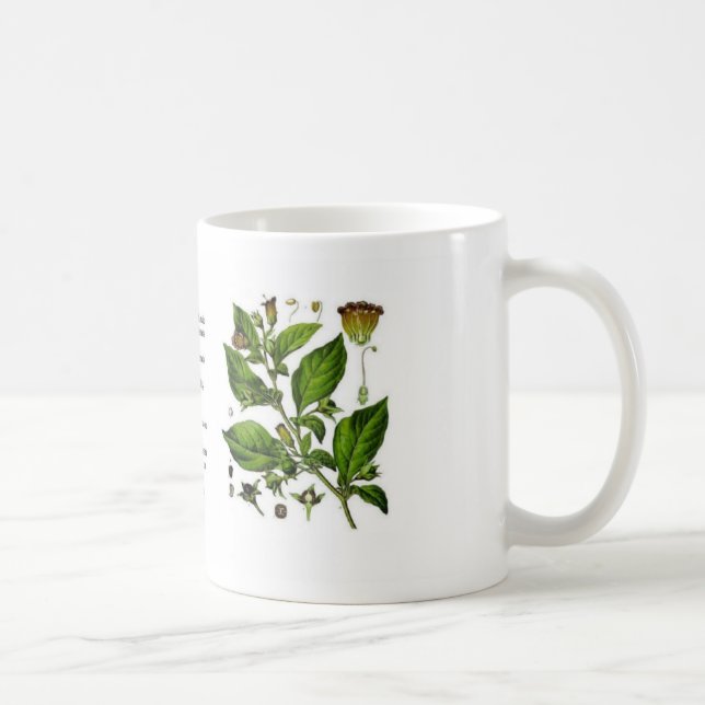 Taza De Café Belladona del Atropa (Derecha)