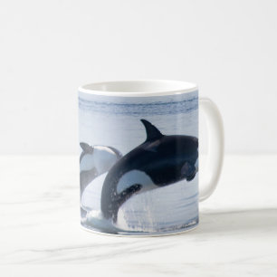 Taza De Café Bellas ballenas asesinas