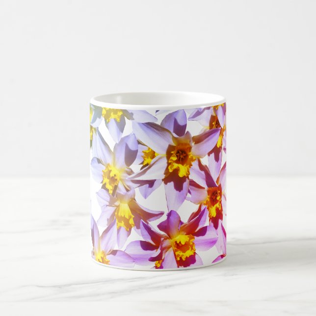 Taza De Café Bellas flores de Daffodils Mug (Centro)