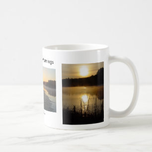 Taza De Café Bellas mañanas lagos brumosos Mug