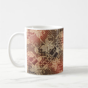 Taza De Café Belleza batik: Maravilla artística malaya
