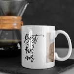 Taza De Café Belleza Collage Foto Mejor Regalo De Papá Nunca<br><div class="desc">Beauty Collage Photo Best Dad Ever Gift es un regalo personalizado que combina belleza y valor sentimental para crear un regalo significativo para tu padre. El regalo es un collage de fotos cuidadosamente seleccionadas de ti y de tu padre, arreglado de una manera hermosa y artística. Las fotos pueden ser...</div>