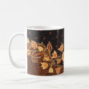 Taza De Café Belleza de arte batik indonesio malasio