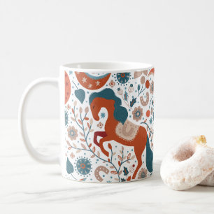 Taza De Café belleza de caballos, regalo para amantes de caball
