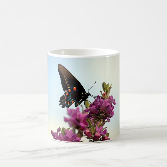 Taza De Café Belleza de la mariposa (Centro)