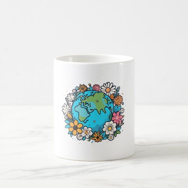 Taza De Café Belleza de la Tierra (Centro)